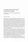 Research paper thumbnail of A snapshot from the European educational landscape