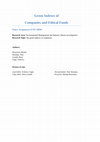 Research paper thumbnail of Green Indexes of Companies and Ethical Funds