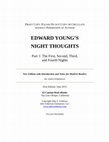 Research paper thumbnail of Edward Young's Night Thoughts (New Edition)