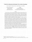 Research paper thumbnail of Calcul de la dimension intrinsèque d'un système dynamique