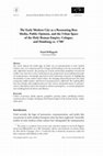 Research paper thumbnail of The early modern city as a resonating box: media, the public sphere and the urban space of the Holy Roman Empire, Cologne and Hamburg c. 1700, in: Journal of Early Modern History 16,3 (2012), 201-240.