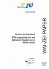 Research paper thumbnail of WAI-ZEI Paper No. 19: What next, after Economic Partnership Agreements?