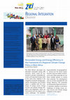 Research paper thumbnail of Regional Integration Observer, No. 2014/03