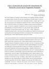 Research paper thumbnail of Cinco  acotaciones de la teoría del conocimiento de Nietzsche a través de los Fragmentos Póstumos 