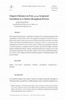 Research paper thumbnail of Origen's Polemics in Princ 4.2.4: Scriptural Literalism as a Christo-Metaphysical Error (Vigiliae Christianae, 2015)