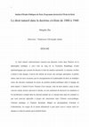 Research paper thumbnail of Le droit naturel dans la doctrine civiliste de 1880 à 1940