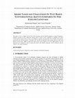 Research paper thumbnail of ARABIC LANGUAGE CHALLENGES IN TEXT BASED CONVERSATIONAL AGENTS COMPARED TO THE ENGLISH LANGUAGE