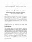 Research paper thumbnail of CORROSION CONTROL APPROACH USING DATA MINING