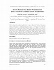 Research paper thumbnail of MULTI-PARAMETER BASED PERFORMANCE EVALUATION OF CLASSIFICATION ALGORITHMS