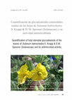 Research paper thumbnail of Cuantificación de glicoalcaloides esteroidales totales de las hojas de Solanum habrochaites S. Knapp & D. M. Spooner (Solanaceae) y su actividad antimicrobiana