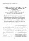 Research paper thumbnail of An in vitro method for the determination of microbial barrier property (MBP) of porous polymeric membranes for skin substitute and wound dressing applications 