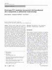 Research paper thumbnail of Electrospun PCL membranes incorporated with biosynthesized silver nanoparticles as antibacterial wound dressings 