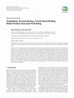 Research paper thumbnail of Sympathetic arousal during a touch-based healing ritual predicts increase in well-being