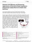 Research paper thumbnail of Selective Cell Adhesion and Biosensing Applications of Bio-Active Block Copolymers Prepared by CuAAC/Thiol-ene Double Click Reactions