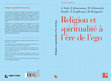 Research paper thumbnail of Religion et spiritualité à l'ère de l'ego. Profils de l'institutionnel, de l'alternatif, du distancié et du séculier