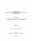 Research paper thumbnail of Master's Thesis: Progressive Cities:  Planning, Reproduction and Power in and through Discourse on the American Metropolis