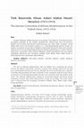 Research paper thumbnail of Türk Basınında Alman Askeri Islahat Heyeti Meselesi 1913-1914 / The German Committee of Military Modernization in the Turkish Press.