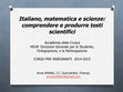 Research paper thumbnail of Comprendere e produrre il testo scientifico (scuola primaria)