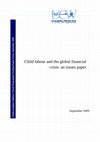 Research paper thumbnail of Child labour and the global financial crisis: an issues paper