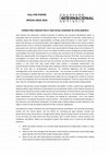 Research paper thumbnail of Call for Papers - Contexto Internacional Special Issue - "Connecting foreign policy and social demands in Latin America"