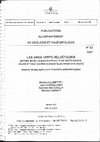 Research paper thumbnail of Les Grès Verts Helvétiques (Alpes occidentales franco-suisses)-Stratigraphie & Paléontologie (vol. texte)