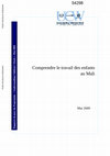 Research paper thumbnail of Comprendre le travail des enfants au Mali