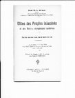 Research paper thumbnail of # 684  "ELITES DES PEUPLES ISLAMISES "ET DES NATIONS EUROPEENNES MODERNES  ;1930  PAUL M-A. MULLA