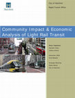 Research paper thumbnail of Community Impact & Economic Analysis of Light Rail Transit