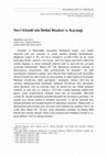 Research paper thumbnail of Nev‘ī Efendī’nin İhtilaf Risalesi ve Kaynağı