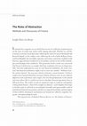 Research paper thumbnail of "The Rules of Abstraction: Methods and Discourses of Finance" 