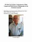 Research paper thumbnail of Eddie Yeghiayan, The Armenian Genocide: A Bibliography (Italy: Liberia Editrice Vaticana, 2015), 1122 pages. € 49, 00 Book Review by: Dr. Garabet K Moumdjian