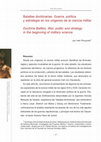 Research paper thumbnail of Batallas doctrinarias. Guerra, política y estrategia en los orígenes de la ciencia militar