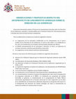 Research paper thumbnail of Observaciones y recomendaciones al proyecto de lineamientos en materia de derechos de las audiencias