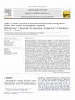 Research paper thumbnail of Impact of climate variability in the western Mediterranean during the last 20,000 years: oceanic and atmospheric responses