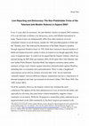 Research paper thumbnail of Live-Reporting and Democracy: The Non-Publishable Crime of the Televised anti-Muslim Violence in Gujarat 2002