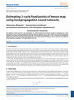 Research paper thumbnail of Estimating 2-cycle fixed points of henon map using backpropagation neural networks