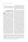 Research paper thumbnail of La sexuation des corps. Retour sur l’épistémologie du sexe et du genre