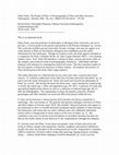 Research paper thumbnail of Debra Nails, The People of Plato: A Prosopography of Plato and Other Socratics.   Indianapolis:  Hackett, 2002.  Pp. 414.  ISBN 0-87220-564-9.  $75.00.