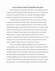 Research paper thumbnail of Causes and Effects of Doing a Postgraduate Study Abroad (2nd Version)