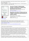 Research paper thumbnail of Escalating, Accusing, and Rationalizing: A Model of Distortion and Interaction in Couple Conflict