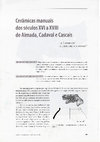 Research paper thumbnail of Cerâmicas manuais dos séculos XVI a XVIII de Almada, Cadaval e Cascais