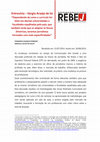 Research paper thumbnail of “Dependendo de como o currículo for feito nas demais universidades e faculdades espalhadas pelo país, que também terão que se adaptar às Novas Diretrizes, teremos jornalistas formados com mais especificidades”