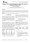 Research paper thumbnail of Implementation of Self-Checking Carry-Select Adder Based on Two-Rail Encoding in FPGA