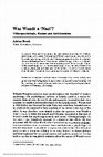 Research paper thumbnail of Was Wundt a 'Nazi'? Völkerpsychologie, Racism and Anti-Semitism (1992)