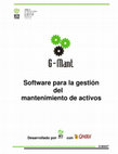 Research paper thumbnail of Software para la gestión del mantenimiento de activos Desarrollado por con