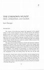 Research paper thumbnail of The Unknown Wundt: Drive, Apperception and Volition (2001)