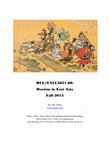 Research paper thumbnail of Daoism in East Asia Syllabus