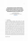 Research paper thumbnail of kepemimpinan kepala sekolah dalam ekstrakulikuler pramuka