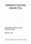 Research paper thumbnail of BERBAKTI KEPADA ORANG TUA