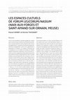 Research paper thumbnail of Les espaces cultuels de Forum Leucorum/Nasium (Naix-aux-Forges, St-Amand-sur-Ornain, Boviolles, Meuse)